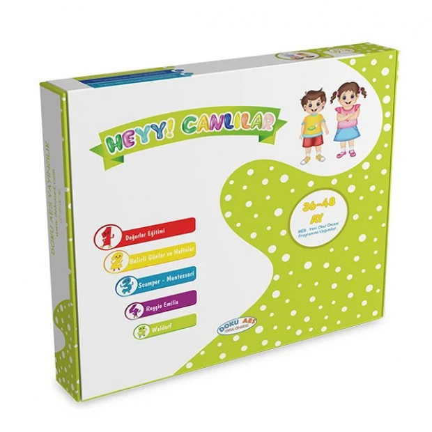 Heyy! Canlılar 3 Yaş Eğitim Seti